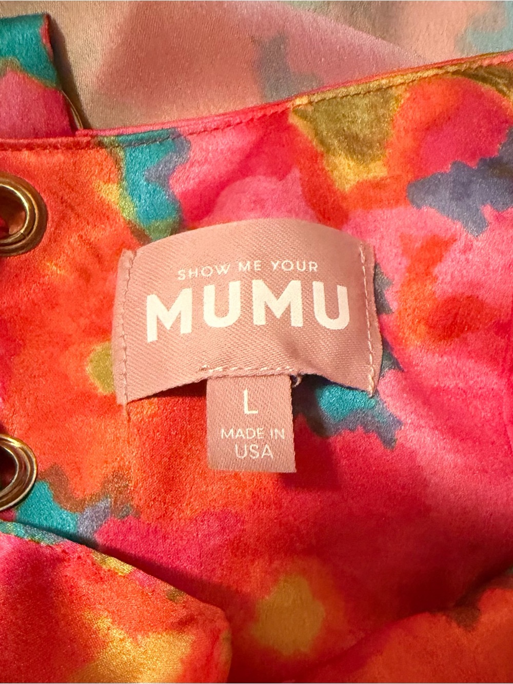 Show Me Your MuMu Lady Corset Maxi Dress Sz L - Picture 7 of 9